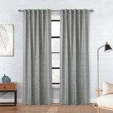 Lined Hidden Tab panel - Odessa - Grey