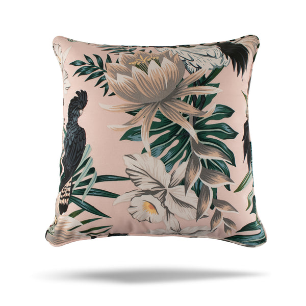 Decorative Outdoor Cushion Cover - Bombay - Lenaï  - Blush - 18 x 18in