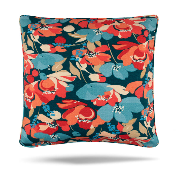 Decorative Outdoor Cushion Cover - Fiore - 20 x 20in