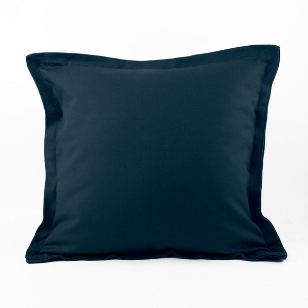 Decorative cushion cover - Cotton canvas Lyon - Indigo - 18 x 18''
