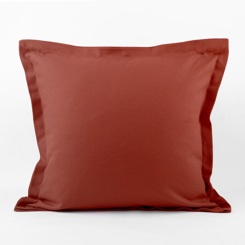 Decorative cushion cover - Cotton canvas Lyon - Rust - 18 x 18''