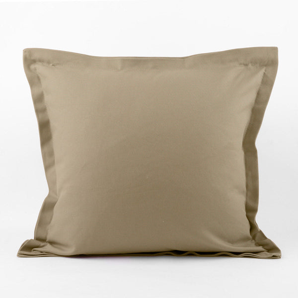 Decorative cushion cover - Cotton canvas Lyon - Sand - 18 x 18''