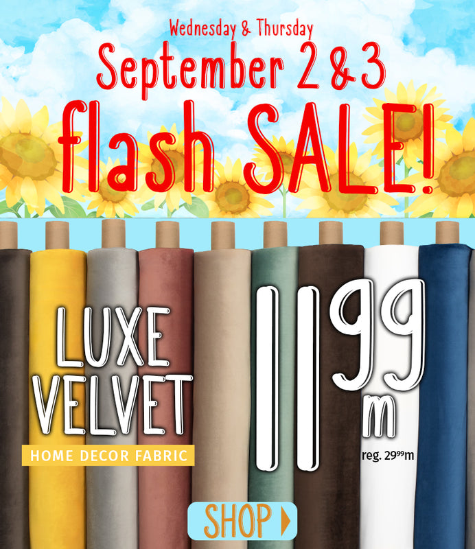 Setp2 Flash Sale Luxe velvet