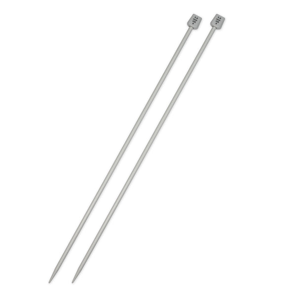 UNIQUE KNITTING Single Point Knitting Needles 35cm (14") Aluminum - 5mm/US 8