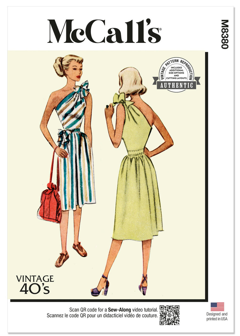 M8380 Misses' Dress  Fabricville