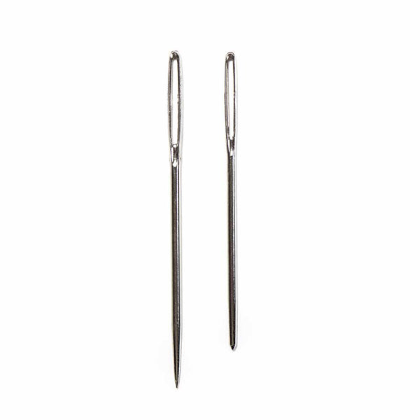 UNIQUE KNITTING Round Tip Yarn Needles - Steel - 2 pcs