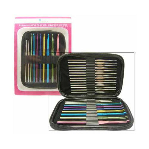 LOVE KNITTING Crochet Hooks Set - 24pcs.