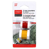 UNIQUE KNITTING Compte-rangs assortis - 2mcx.