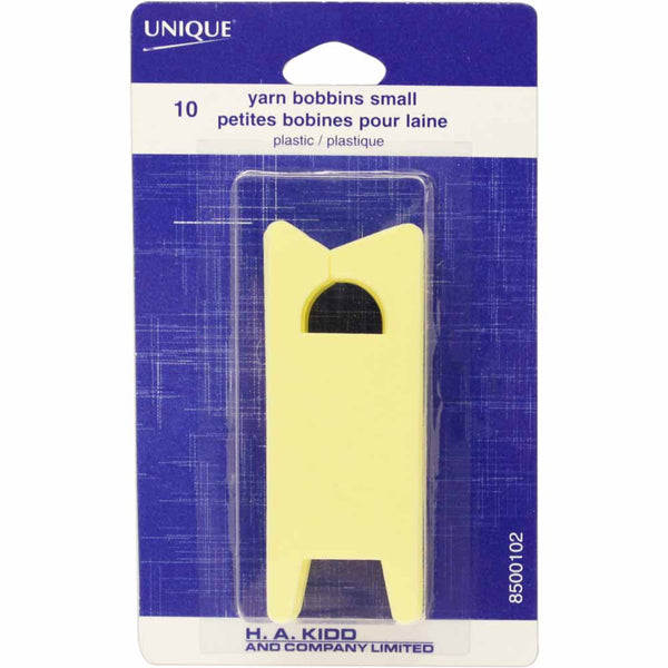 UNIQUE KNITTING Petites bobines en plastique pour fil à tricoter - 10mcx.