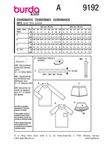 Burda Pattern - 9192 Children's Beachwear