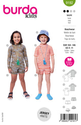 Burda Pattern - 9192 Children's Beachwear