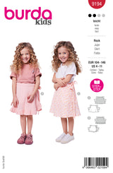 Burda Pattern - 9194 Children's Skirt