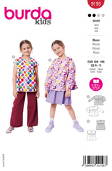 Burda Pattern - 9195 Children's Blouse
