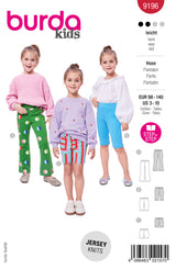 Burda Pattern - 9196 Children's Leggings
