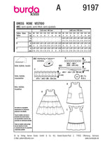 Burda Pattern - 9197 Children's Dresses
