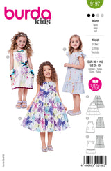 Burda Pattern - 9197 Children's Dresses