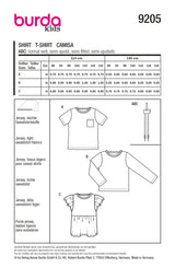 Burda 9205 - T-Shirt