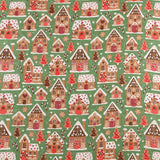 Flanellette imprimée de Noël - 003 - Vert