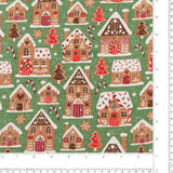 Flanellette imprimée de Noël - 003 - Vert