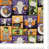 Henry Glass - Coton imprimé - <Moonlight Mischief Glow In The Dark> - 001 - Multicouleur