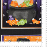Henry Glass - Panneau de Coton imprimé - <Moonlight Mischief Glow In The Dark> - 24 x 44 po (61 x 112 cm) - 003 - Multicouleur