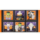 Henry Glass - Panneau de Coton imprimé - <Moonlight Mischief Glow In The Dark> - 24 x 44 po (61 x 112 cm) - 003 - Multicouleur
