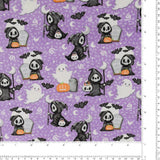 Henry Glass - Coton imprimé - <Moonlight Mischief Glow In The Dark> - 005 - Lavande