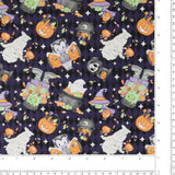Henry Glass - Coton imprimé - <Moonlight Mischief Glow In The Dark> - 006 - Mauve
