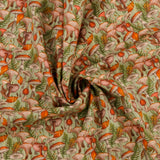 Blank - Coton imprimé - <HARVEST HAUNT> - 001 - Sauge