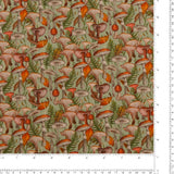 Blank - Coton imprimé - <HARVEST HAUNT> - 001 - Sauge