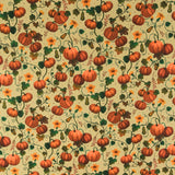 Blank - Printed Cotton - HARVEST HAUNT - 002 - Beige