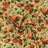 Blank - Printed Cotton - HARVEST HAUNT - 002 - Beige