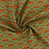 Blank - Coton imprimé - <HARVEST HAUNT> - 005 - Sauge