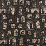 Blank - Printed Cotton - DARKLY ENCHANTED - 001 - Charcoal