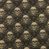 Blank - Printed Cotton - DARKLY ENCHANTED - 003 - Deep Green