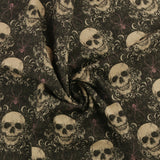 Blank - Printed Cotton - DARKLY ENCHANTED - 003 - Deep Green
