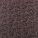 Blank - Printed Cotton - DARKLY ENCHANTED - 004 - Eggplant