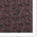 Blank - Printed Cotton - DARKLY ENCHANTED - 004 - Eggplant