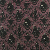 Blank - Printed Cotton - DARKLY ENCHANTED - 007 - Eggplant