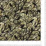 Blank - Printed Cotton - DARKLY ENCHANTED - 009 - Grey Mist