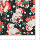 Henry Glass - Coton imprimé - <SWEET CHRISTMAS MEMORIES> - 001 - Noir