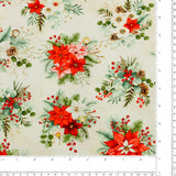Henry Glass - Printed Cotton - SWEET CHRISTMAS MEMORIES - 002 - Ivory