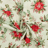 Henry Glass - Coton imprimé - <SWEET CHRISTMAS MEMORIES> - 004 - Bleu Pâle