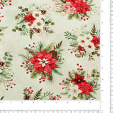 Henry Glass - Coton imprimé - <SWEET CHRISTMAS MEMORIES> - 004 - Bleu Pâle