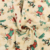 Henry Glass - Printed Cotton - GIFTS OF GRATITUDE - 001 - Cream