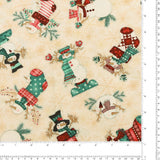 Henry Glass - Printed Cotton - GIFTS OF GRATITUDE - 001 - Cream