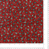 Henry Glass - Coton imprimé - <GIFTS OF GRATITUDE> - 003 - Rouge