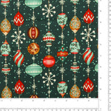 Henry Glass - Printed Cotton - GIFTS OF GRATITUDE - 006 - Green