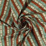 Henry Glass - Printed Cotton - NORDIC HOLIDAY VILLAGE - 003 -Multicolour