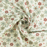Henry Glass - Printed Cotton - NORDIC HOLIDAY VILLAGE - 006 - White